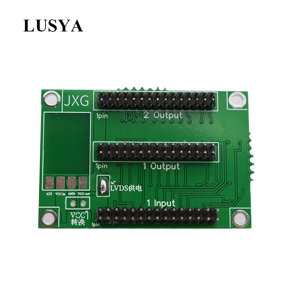Lusya LVDS Signal Transform Adapter Board Conversion Card with LVDS Cable for 5-65 inch Display driver board T0667
Lusya LVDS Signal Transform Adapter Board Conversion Card with LVDS Cable for 5-65 inch Display driver board T0667