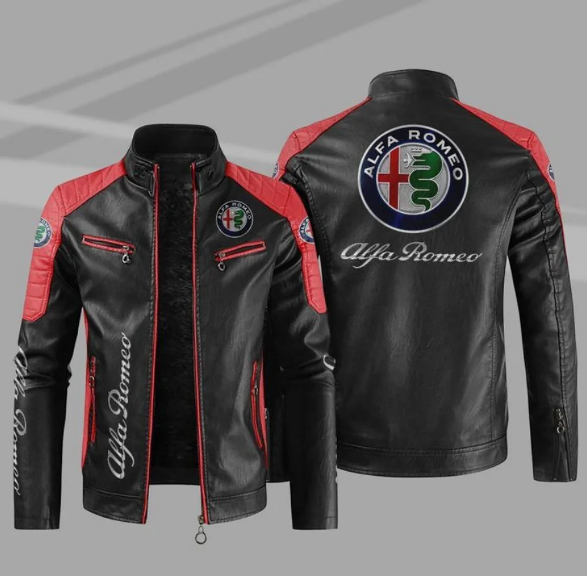 Alfa romeo Bomber car logo PU Leather Jacket Men Biker PU Leater Jacket Plus Size 5XL Fashion Causal Jaqueta Masculino
Alfa romeo Bomber car logo PU Leather Jacket Men Biker PU Leater Jacket Plus Size 5XL Fashion Causal Jaqueta Masculino