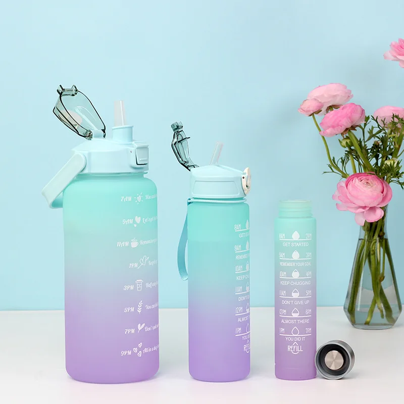 Wide Mouth Design Plastic Space Cups Gradient Cup Silicone Sealing Ring Large Caliber Large Capacity Water Bottle Drinking Cups
Wide Mouth Design Plastic Space Cups Gradient Cup Silicone Sealing Ring Large Caliber Large Capacity Water Bottle Drinking Cups