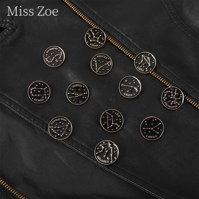 Twelve Constellation joint name Enamel Pin Round Star Chart Fun Brooches For Backpack Lapel Badge Give To Lovers And Friends
Twelve Constellation joint name Enamel Pin Round Star Chart Fun Brooches For Backpack Lapel Badge Give To Lovers And Friends