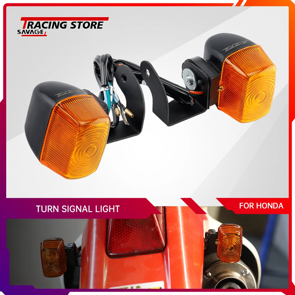 

XR Front Rear Turn Signal Light For HONDA XR600R 1990-2000 XR400R XR250R 96-04 Motorcycle Indicator Lamps Dirt Pit Bike Blinker