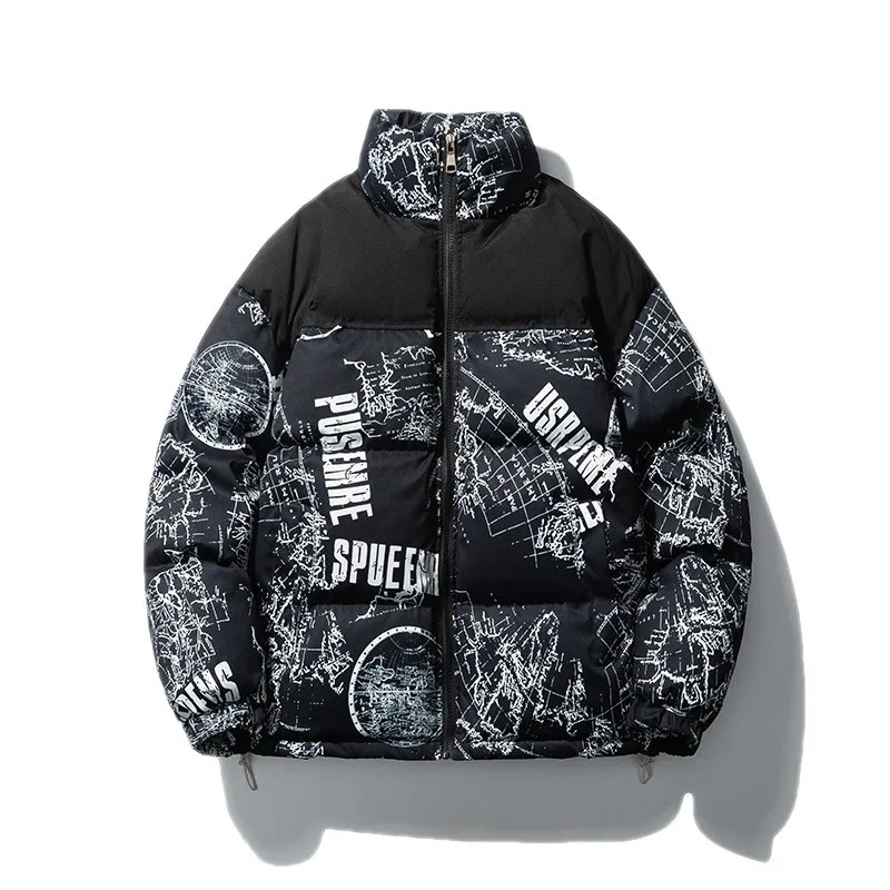 Fashion Patchwork Parkas Men's Thick Warm Puffer Jacket Cotton Padded Thermo Overcoat Outerwear For Male Stand Collar
Fashion Patchwork Parkas Men's Thick Warm Puffer Jacket Cotton Padded Thermo Overcoat Outerwear For Male Stand Collar