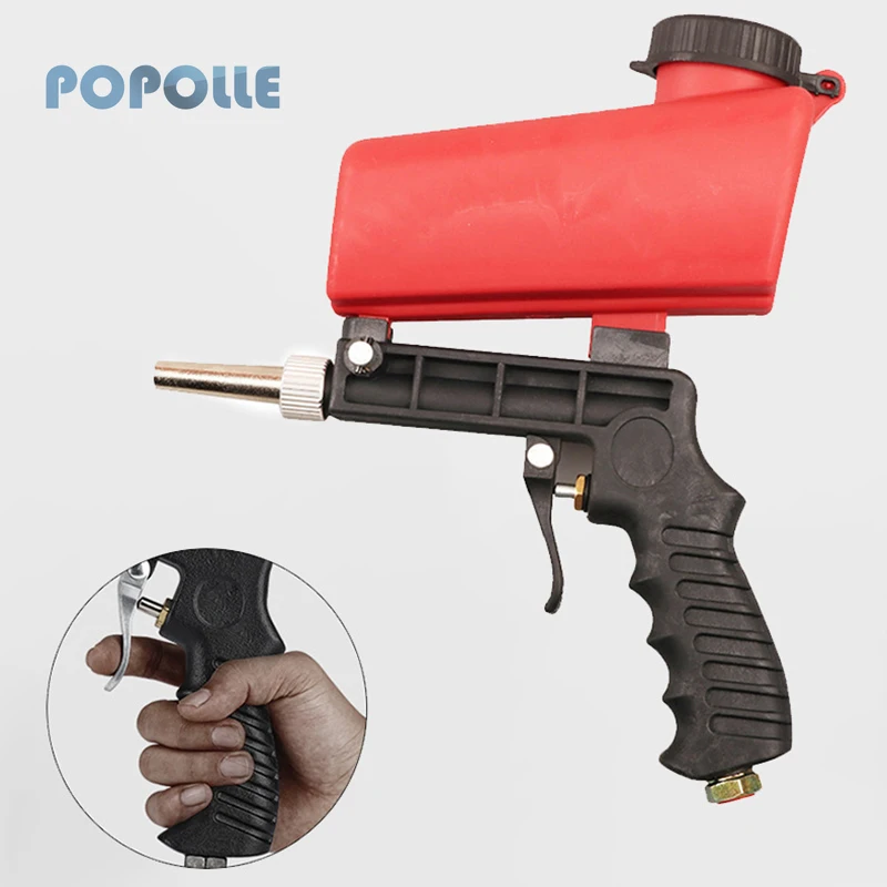 Portable Sandblasting Gun Adjustable Spray Gun Manual Pneumatic Small Nozzle Anti-rust Sandblasting Hand Tool Set
Portable Sandblasting Gun Adjustable Spray Gun Manual Pneumatic Small Nozzle Anti-rust Sandblasting Hand Tool Set