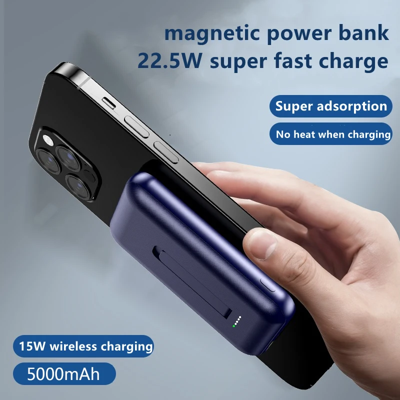 2022 5000mAh NEW Portable Magnetic Wireless Power Bank For Iphone 12 13 Pro Max 15W Fast Charger Mobile Phone External Battery
2022 5000mAh NEW Portable Magnetic Wireless Power Bank For Iphone 12 13 Pro Max 15W Fast Charger Mobile Phone External Battery