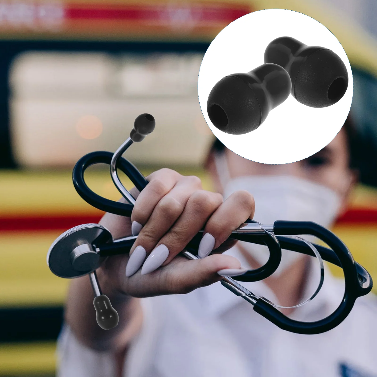 10 Pieces Noise Cancelling Earplugs Stethoscope Earpieces Silicone Gauges Ears Earbuds Replacement Tips
10 Pieces Noise Cancelling Earplugs Stethoscope Earpieces Silicone Gauges Ears Earbuds Replacement Tips