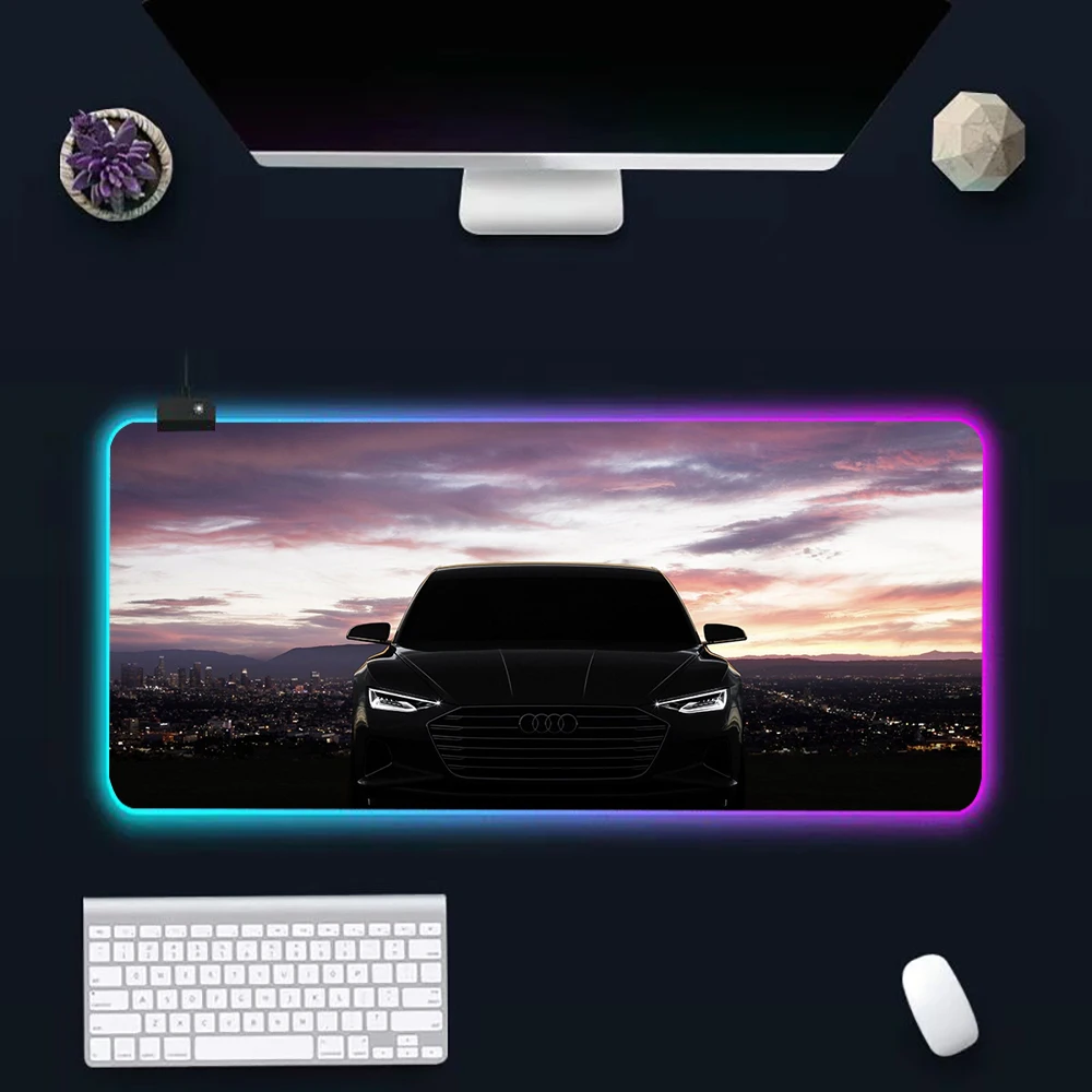 2023 Audi Cool Car RGB computer gamer keyboard mouse pad mouse pad LED light-emitting mouse pad rubber gaming computer mouse pad
2023 Audi Cool Car RGB computer gamer keyboard mouse pad mouse pad LED light-emitting mouse pad rubber gaming computer mouse pad