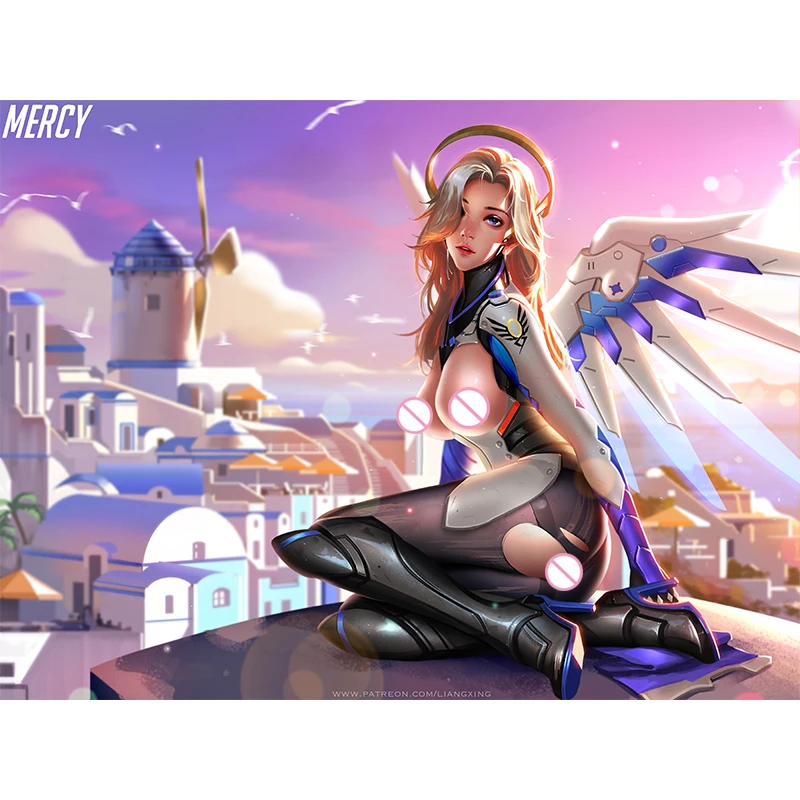 Print Canvas Overwatch Angel Mechanical Wings Sexy Girl Art Poster 40x60 50x70 60x90 Custom Living Room Bedroom Hanging Picture 
Print Canvas Overwatch Angel Mechanical Wings Sexy Girl Art Poster 40x60 50x70 60x90 Custom Living Room Bedroom Hanging Picture