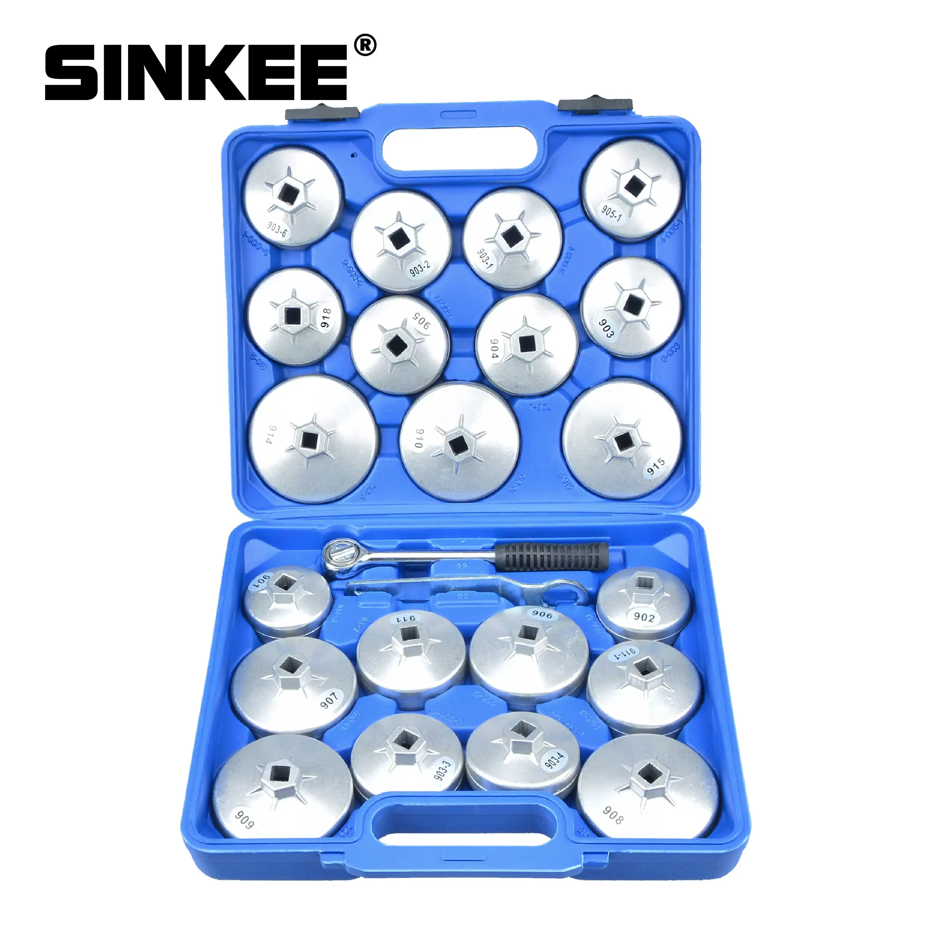 Bearing Extractor Removal Aluminum Oil Filter Removal Cap Wrench Socket Professional Remover Tool Kit 23pcs
Bearing Extractor Removal Aluminum Oil Filter Removal Cap Wrench Socket Professional Remover Tool Kit 23pcs