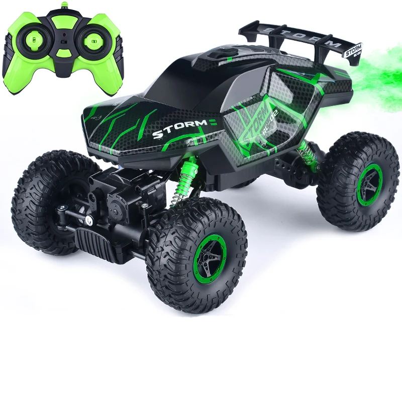 Toys For Boys 4WD 2.4Ghz Electric RC Car Mist Spray Rock Crawler Remote Control Car Machine On Radio Control Off Road Car Toy
Toys For Boys 4WD 2.4Ghz Electric RC Car Mist Spray Rock Crawler Remote Control Car Machine On Radio Control Off Road Car Toy