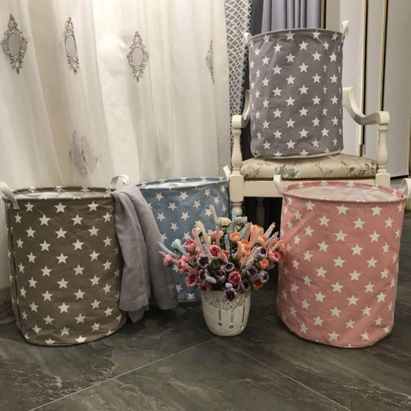 Waterproof Collapsible Extra Large Drawstring Clothes Hamper Storage With Handle With Stylish Stars Design
Waterproof Collapsible Extra Large Drawstring Clothes Hamper Storage With Handle With Stylish Stars Design
