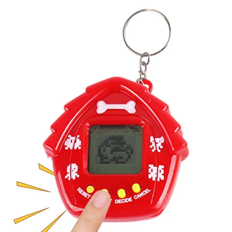 Nano Pet Electronic Digital Pets Keyring Retro Virtual Pets Retro Handheld Game Machine E-pet Gift Toy For On The Go Play Random
Nano Pet Electronic Digital Pets Keyring Retro Virtual Pets Retro Handheld Game Machine E-pet Gift Toy For On The Go Play Random
