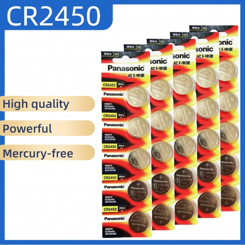 100% Original 5/10pcs CR2450 3v Button Cell CR 2450 Button Cell Battery for Watch Battery Tool Battery Car Remote Control
100% Original 5/10pcs CR2450 3v Button Cell CR 2450 Button Cell Battery for Watch Battery Tool Battery Car Remote Control