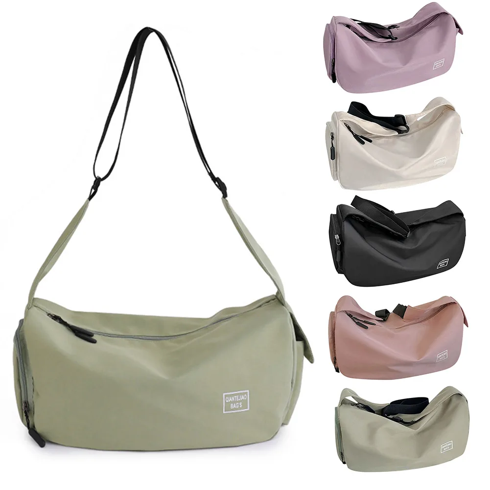 Nylon Foldable Gym Bags Unisex Solid Color Dry Wet Separation Bags Luggage Women Waterproof Handbags Men Travel Swimming Bags
Nylon Foldable Gym Bags Unisex Solid Color Dry Wet Separation Bags Luggage Women Waterproof Handbags Men Travel Swimming Bags