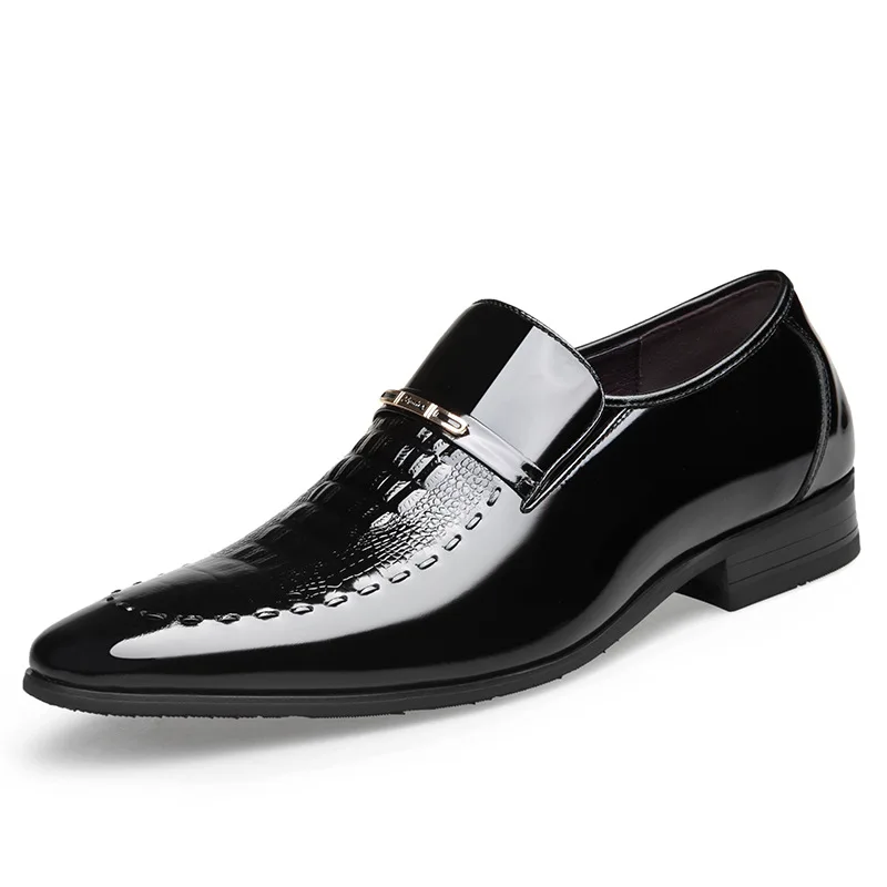 38-50 Mens PU Leather Shoes Luxury Crocodile Pattern Men Business Dress Casual Social Shoe Male Wedding Footwear Zapatos Hombre
38-50 Mens PU Leather Shoes Luxury Crocodile Pattern Men Business Dress Casual Social Shoe Male Wedding Footwear Zapatos Hombre