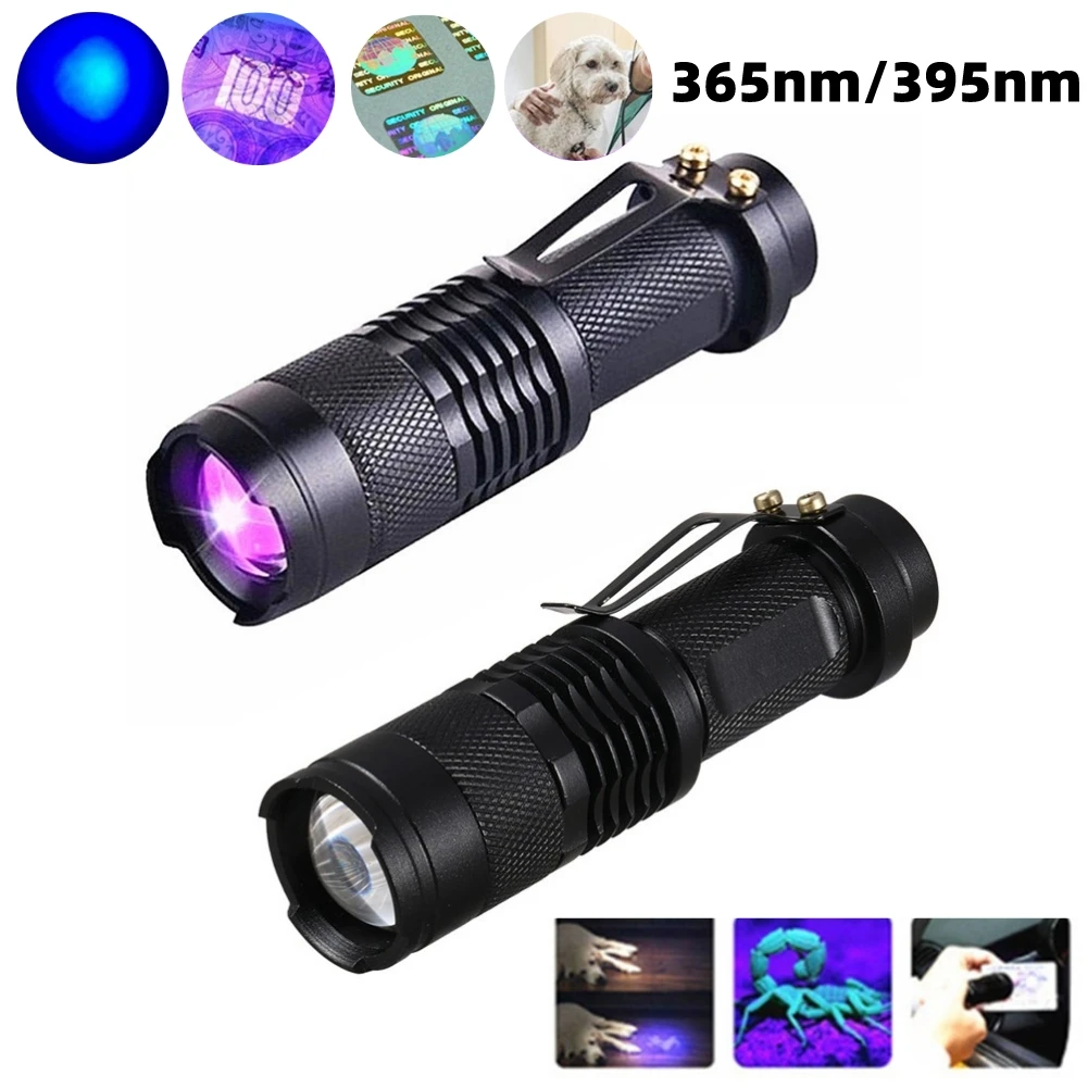Portable Handheld UV Flashlight Ultraviolet Torch with Zoom Focus Function Flashlight Banknote Pet Urine Stains Detector LED
Portable Handheld UV Flashlight Ultraviolet Torch with Zoom Focus Function Flashlight Banknote Pet Urine Stains Detector LED