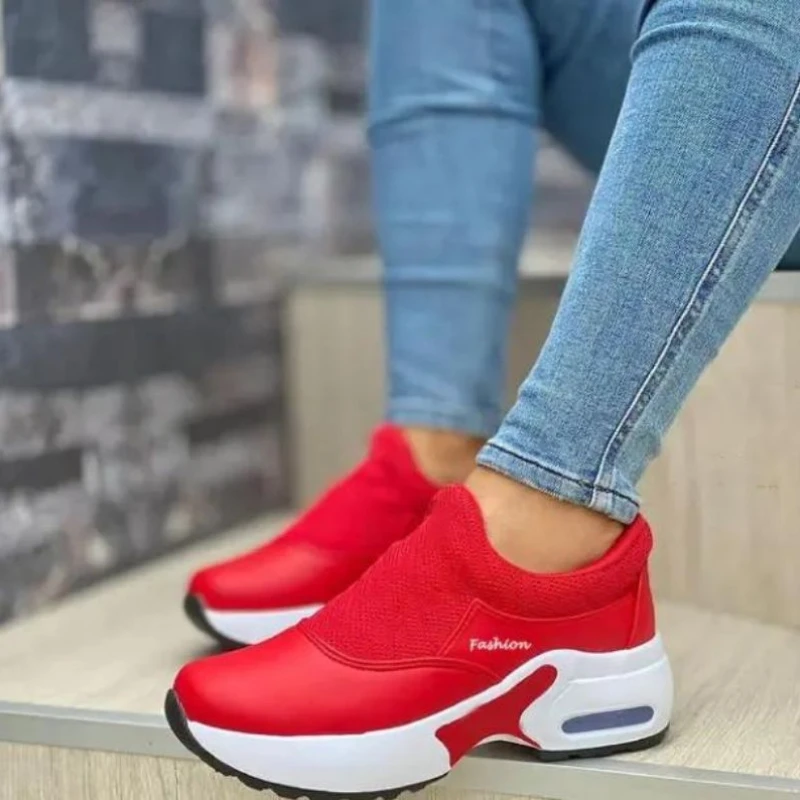 2022 Women Fashion Air Cushion Shuttle Splicing Casual Sports Shoes Cover One Foot and Pedal Flat Bottom Hot Selling Sneakers
2022 Women Fashion Air Cushion Shuttle Splicing Casual Sports Shoes Cover One Foot and Pedal Flat Bottom Hot Selling Sneakers