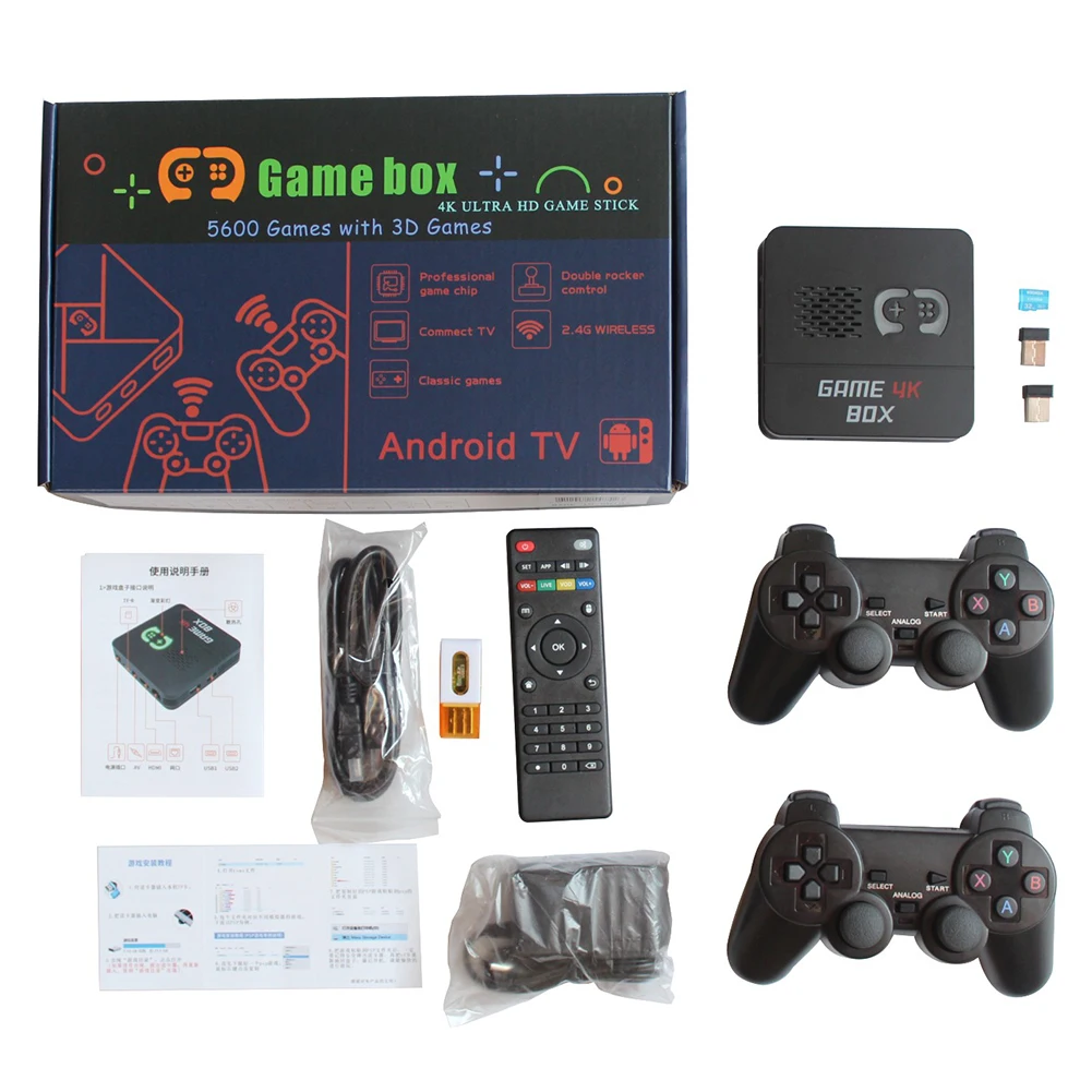128G Arrival i5 Wireless Controller Dual System HD Gaming Console 6700+ Games Retro TV Box Video Game Player for Android
128G Arrival i5 Wireless Controller Dual System HD Gaming Console 6700+ Games Retro TV Box Video Game Player for Android