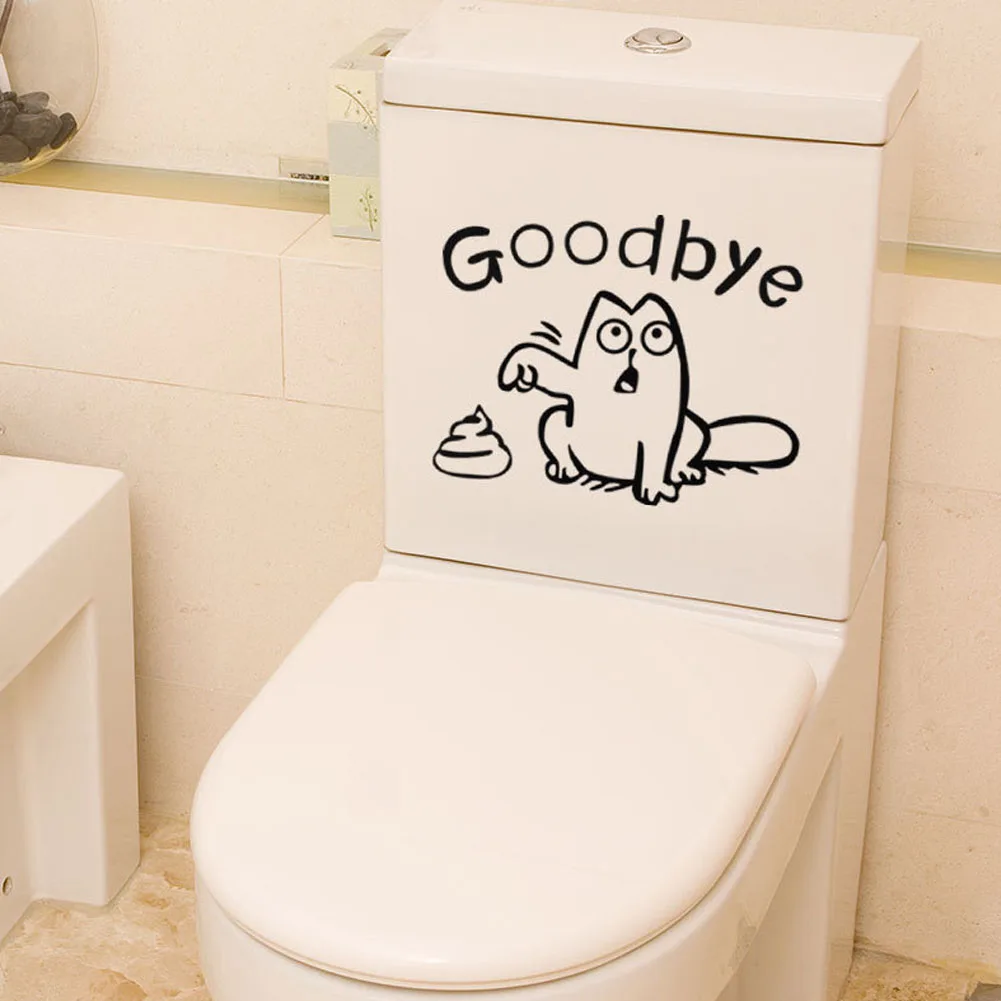 Cartoon 1PCS Funny Personalized Toilet Sign Stickers Bathroom Decoration Home Decals Art Waterproof Creative Wall PVC Posters
Cartoon 1PCS Funny Personalized Toilet Sign Stickers Bathroom Decoration Home Decals Art Waterproof Creative Wall PVC Posters