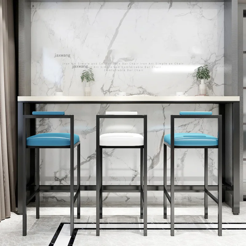 Nordic Modern Living Room Bar Chairs Stools Restaurant Minimalist High Bar Chairs Backrest Chaises Salle Manger Furniture WZ
Nordic Modern Living Room Bar Chairs Stools Restaurant Minimalist High Bar Chairs Backrest Chaises Salle Manger Furniture WZ