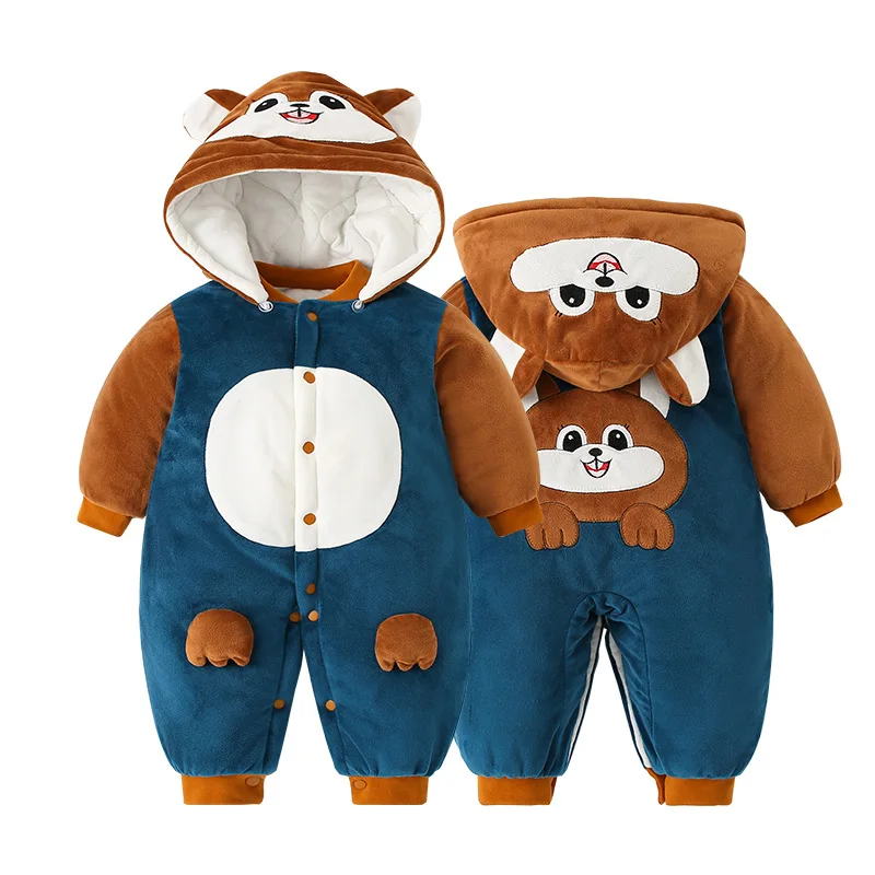 Winter Warm Baby Romper Newborn Thick Clothes Autumn Cartoon Hooded Infant Jumpsuit Animal Costume Thickening Baby Rompers 0-18M
Winter Warm Baby Romper Newborn Thick Clothes Autumn Cartoon Hooded Infant Jumpsuit Animal Costume Thickening Baby Rompers 0-18M
