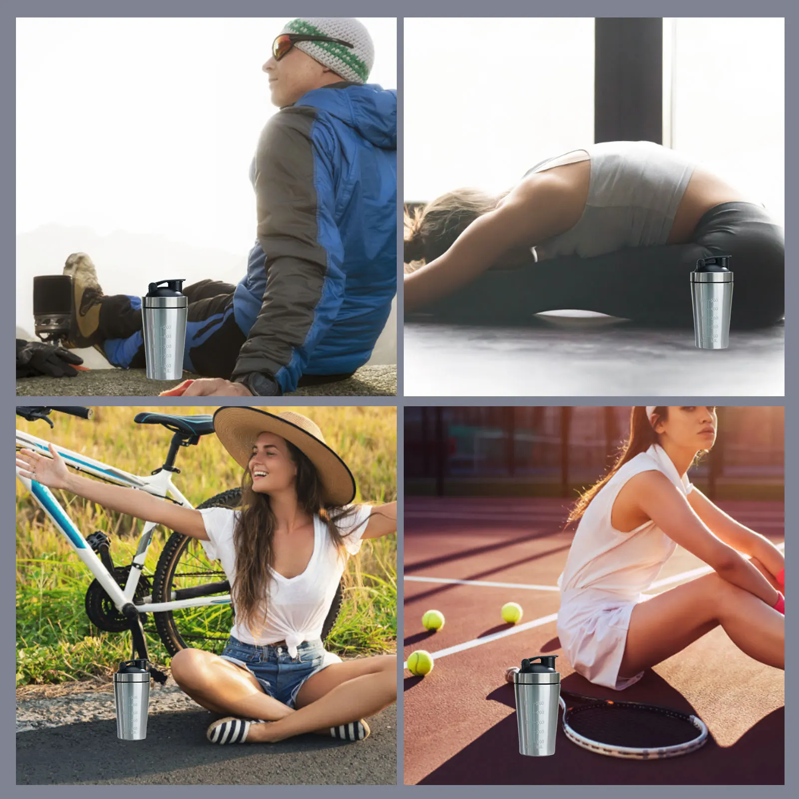 Stainless Steel Shaker Bottle Protein Shaker Bottle For Protein Mixes Water Bottle Protein Mixing Cup Portable Shaker Bottle
Stainless Steel Shaker Bottle Protein Shaker Bottle For Protein Mixes Water Bottle Protein Mixing Cup Portable Shaker Bottle