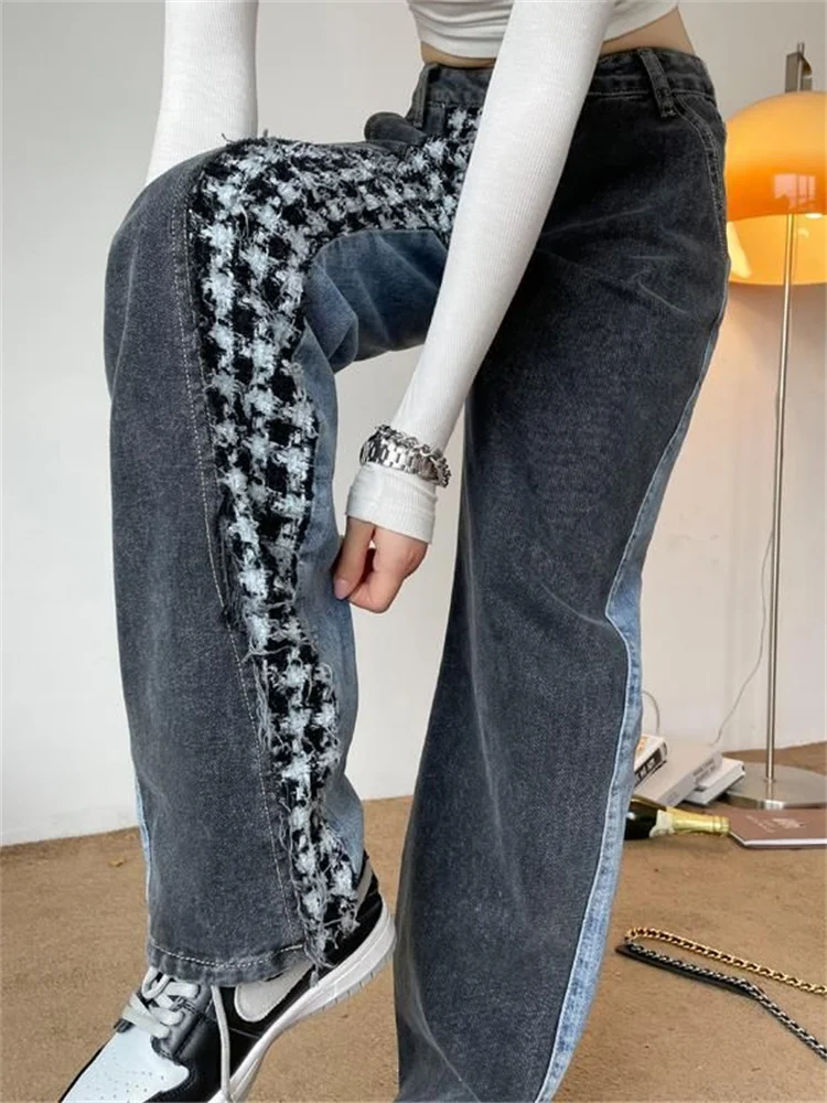 Large size jeans men women design sense stitching loose 2022 new oversize high waist straight wide leg trousers punk streetwear
Large size jeans men women design sense stitching loose 2022 new oversize high waist straight wide leg trousers punk streetwear