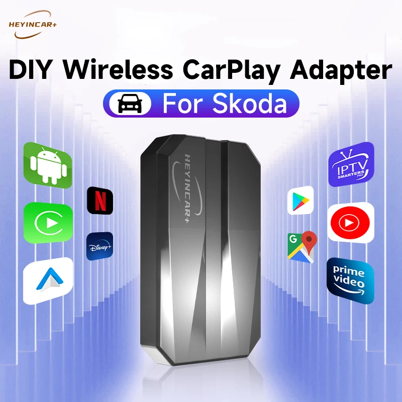 2023 HEYINCAR 5IN1 Wired to Wireless CarPlay Android Auto Adapter For Skoda Octavia kodiaq superb karoq Fabia Scala YouTube IPTV
2023 HEYINCAR 5IN1 Wired to Wireless CarPlay Android Auto Adapter For Skoda Octavia kodiaq superb karoq Fabia Scala YouTube IPTV