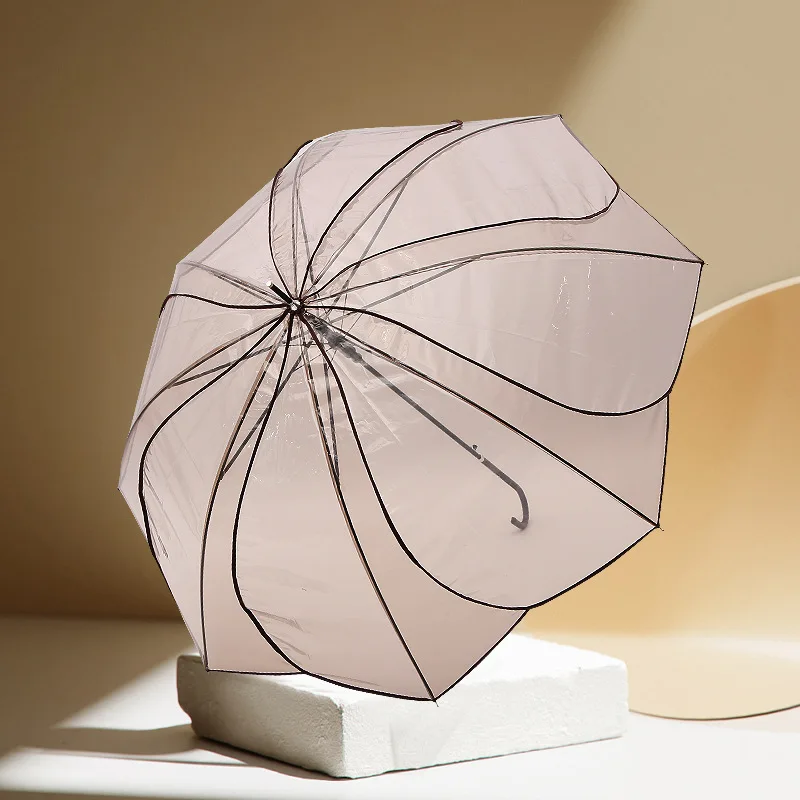 Japanese Automatic Clear Umbrella Transparent Umbrella 8bone Creative Thickened Straight Rod Umbrella Ultra Lightweight Portable
Japanese Automatic Clear Umbrella Transparent Umbrella 8bone Creative Thickened Straight Rod Umbrella Ultra Lightweight Portable
