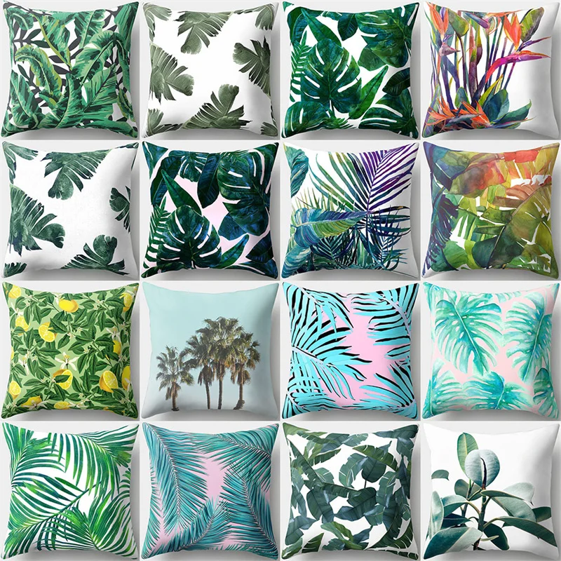 45x45cm Nordic Green Leaves Bohemia Tropical Plant Cushion Pillow Cover Summer Tree Sofa Bedroom Home Decorative Pillowcase
45x45cm Nordic Green Leaves Bohemia Tropical Plant Cushion Pillow Cover Summer Tree Sofa Bedroom Home Decorative Pillowcase