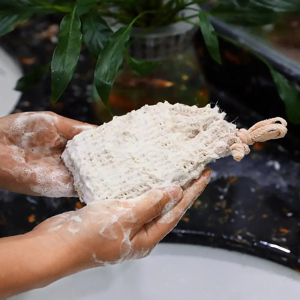 1pcs Sisal Soap Bag Blister Ramie Mesh Soap Storage Bubble Foam Soap Foaming Bags Easy Double-layer Maker Net Bags Holder K0y8
1pcs Sisal Soap Bag Blister Ramie Mesh Soap Storage Bubble Foam Soap Foaming Bags Easy Double-layer Maker Net Bags Holder K0y8