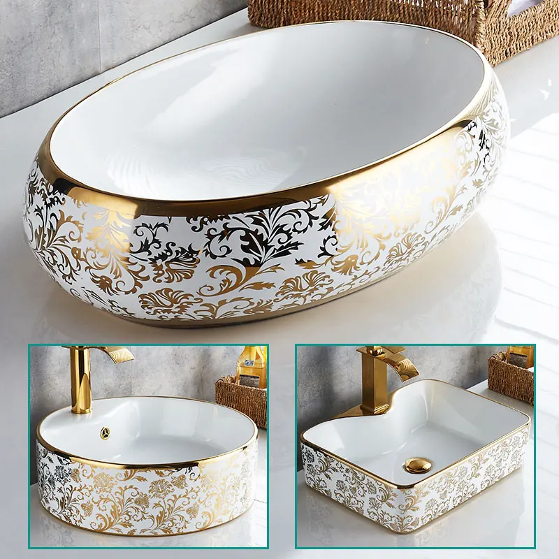 Countertop basin washbasin single basin ceramic washbasin home balcony bathroom washbasin under the countertop
Countertop basin washbasin single basin ceramic washbasin home balcony bathroom washbasin under the countertop