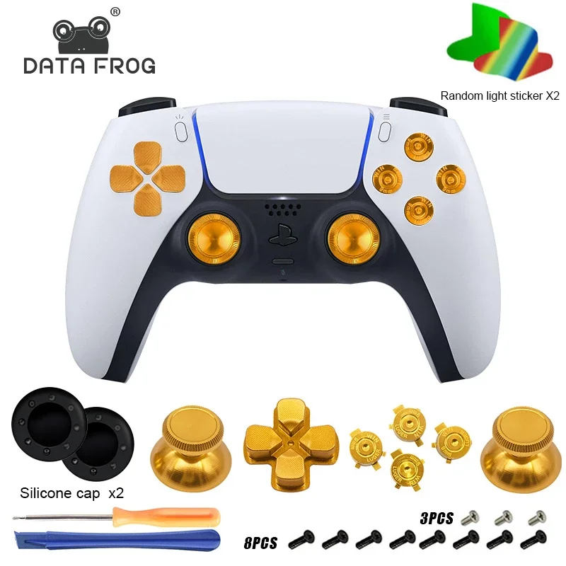 Алюминиевые Кнопки для контроллера DATA FROG, металлические кнопки Dpad ABXY для PS5, аналоговые стики для контроллера PS4, аксессуары для геймпада
Алюминиевые Кнопки для контроллера DATA FROG, металлические кнопки Dpad ABXY для PS5, аналоговые стики для контроллера PS4, аксессуары для геймпада