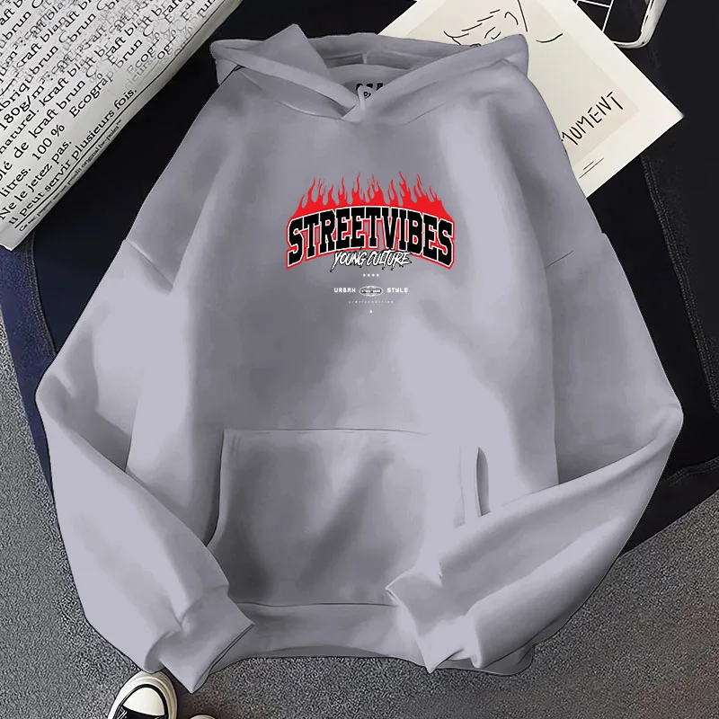 Autumn and winter men's and women's personalized trend hoodies flame English deformed English letters cotton popular street hood
Autumn and winter men's and women's personalized trend hoodies flame English deformed English letters cotton popular street hood