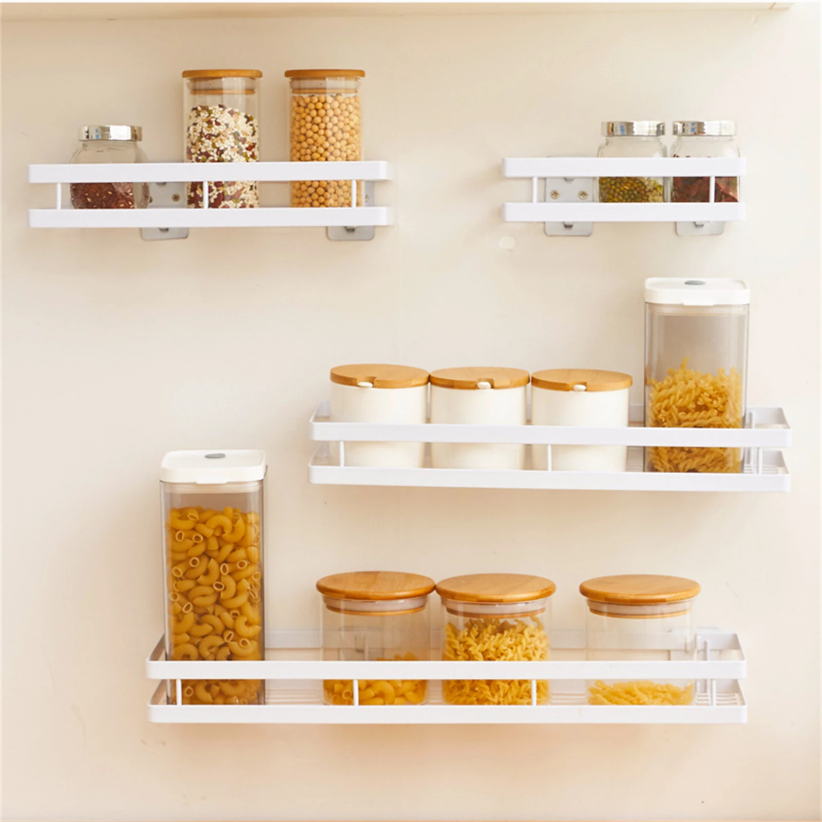 Spice Rack Kitchen Cabinet Wall Mounted Seasoning Organizer Shelf Pantry Organization Shower Holder Storage Bathroom Organizer
Spice Rack Kitchen Cabinet Wall Mounted Seasoning Organizer Shelf Pantry Organization Shower Holder Storage Bathroom Organizer