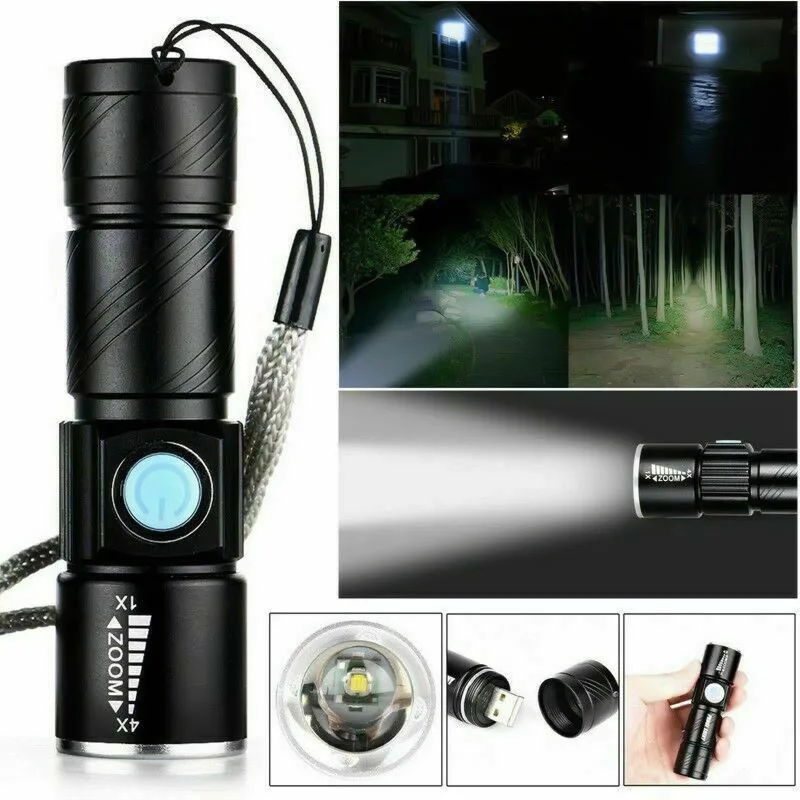 USB Direct Charge Flashlight Rechargeable Focusing Zoom LED Torch Ultra Bright for Outdoor XR-Hot
USB Direct Charge Flashlight Rechargeable Focusing Zoom LED Torch Ultra Bright for Outdoor XR-Hot