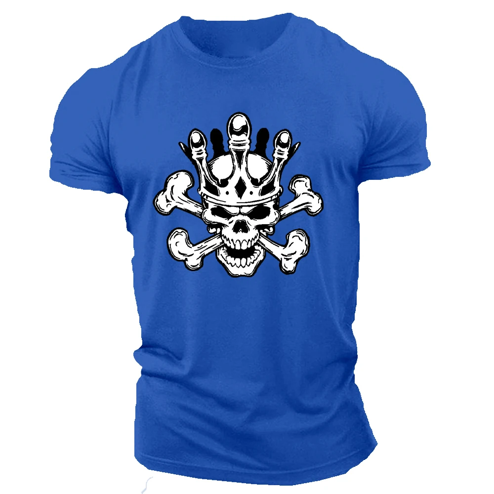 2022 new crown horror skull print T-shirt fitness street trend sports comfortable quick-drying men's shirt macho anime
2022 new crown horror skull print T-shirt fitness street trend sports comfortable quick-drying men's shirt macho anime