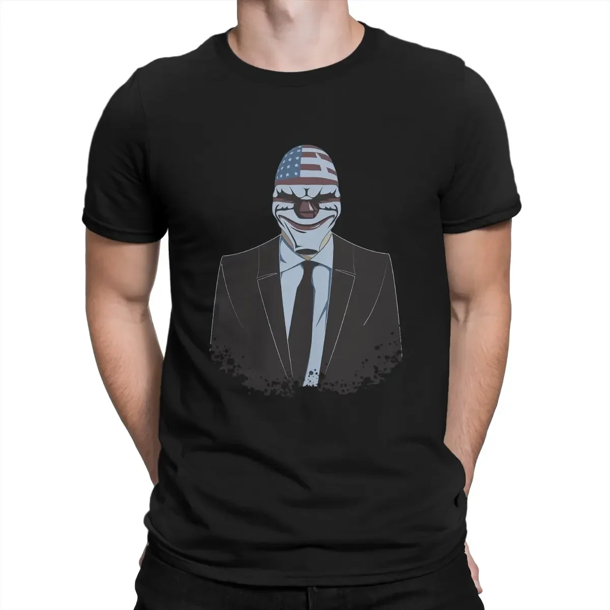 Новейшая Мужская футболка Payday с круглым вырезом из чистого хлопка в стиле хип-хоп