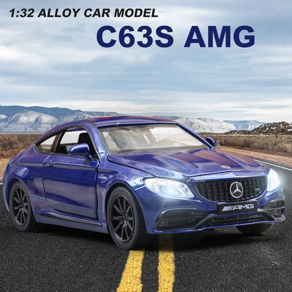 Модель автомобиля Benz C63S из сплава в масштабе 1:32, модель модели автомобиля из металлического сплава, коллекция моделей с эффектом заднего звука, детские подарки на день рождения
Модель автомобиля Benz C63S из сплава в масштабе 1:32, модель модели автомобиля из металлического сплава, коллекция моделей с эффектом заднего звука, детские подарки на день рождения
