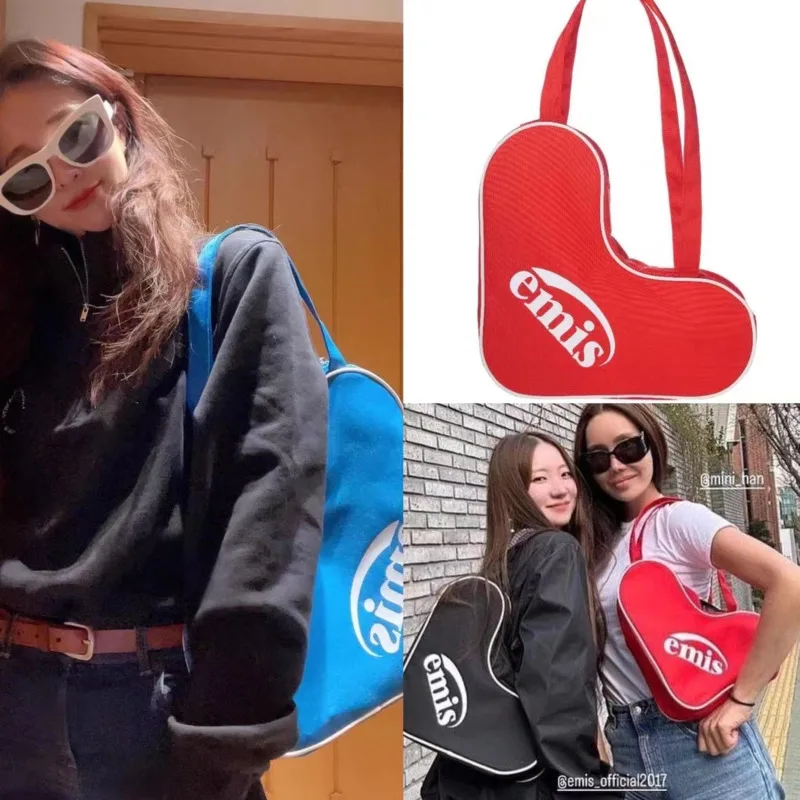 New korean Ins Blogger Same Sle Love Heart Shaped Fashion Summer 3 Colors One Shoulder Portable Shopping Bags Canvas Zipper Bags
New korean Ins Blogger Same Sle Love Heart Shaped Fashion Summer 3 Colors One Shoulder Portable Shopping Bags Canvas Zipper Bags