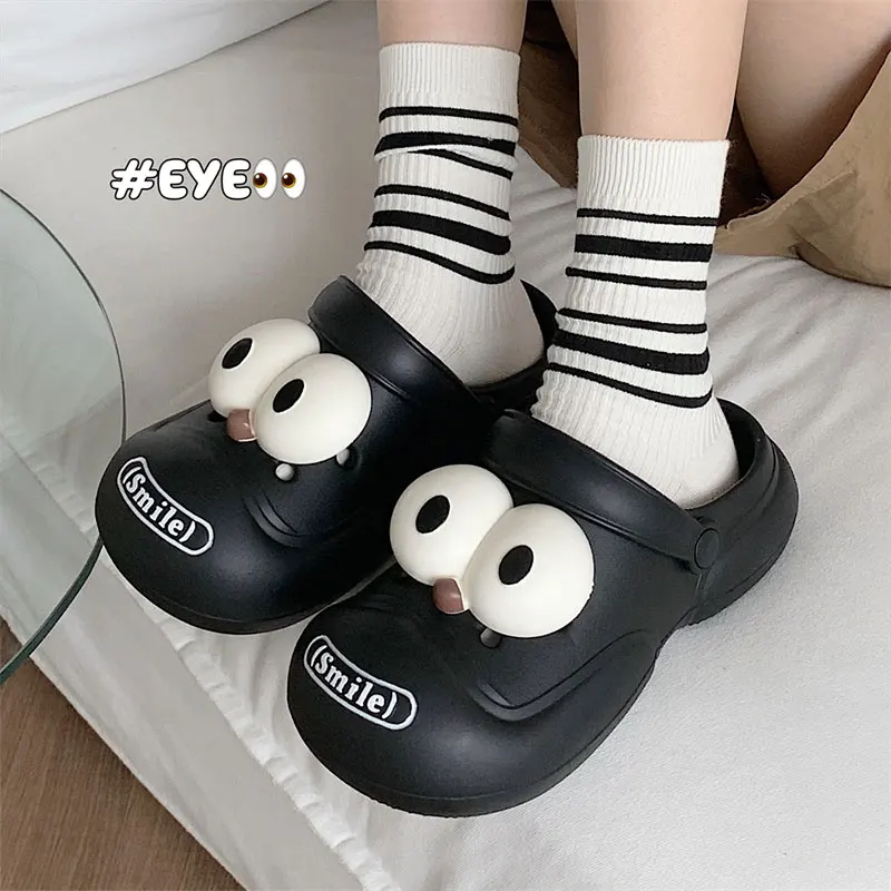 Women's Sandals Slipper EVA Thick Soft Non-slip Lovely DIY Accessories Toe-wrapped Beach Slippers Seasides for Men Cut-outs Cozy
Women's Sandals Slipper EVA Thick Soft Non-slip Lovely DIY Accessories Toe-wrapped Beach Slippers Seasides for Men Cut-outs Cozy