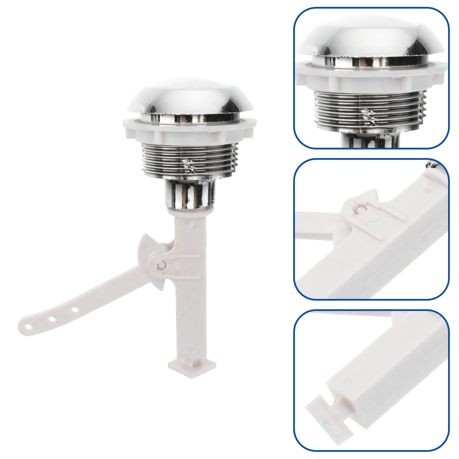 Bathroom Toilet Accessories Flapper Accessories Toilet Round Button Toilet Switch Replacement Plastic Repair Kit
Bathroom Toilet Accessories Flapper Accessories Toilet Round Button Toilet Switch Replacement Plastic Repair Kit
