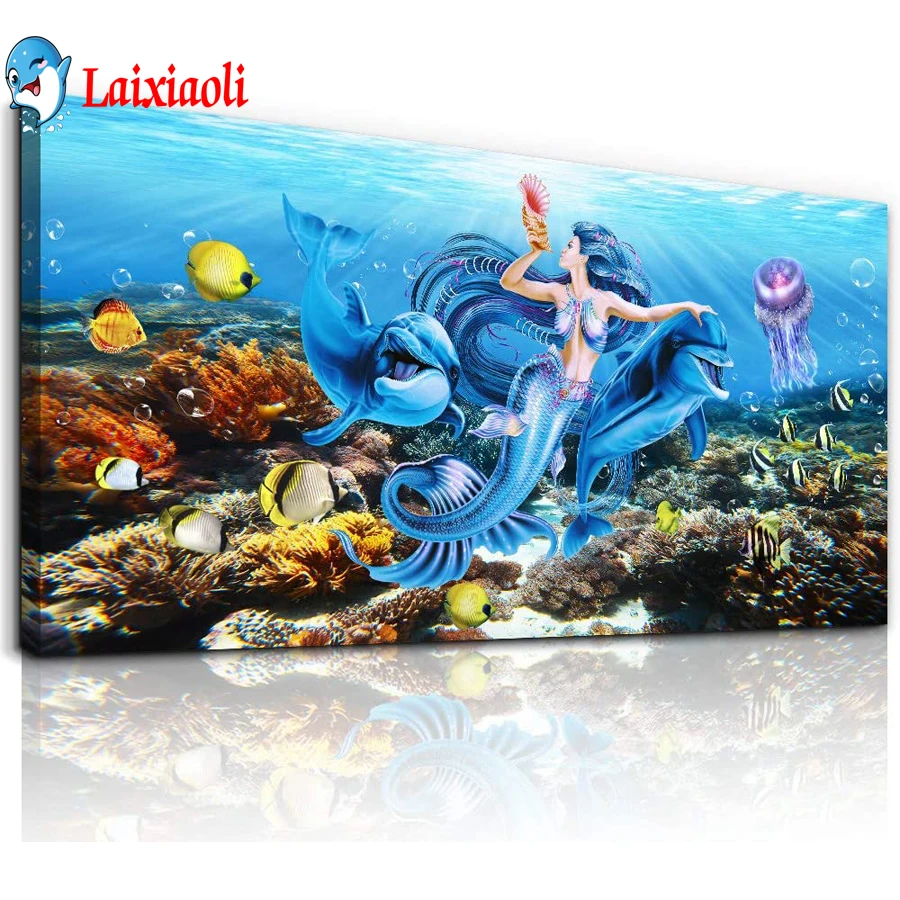 Fashion Bathroom Wall Decor diamond Painting Art Blue Ocean Mermaid diamond embroidery full 5D rhinestone Girls Room Wall decor
Fashion Bathroom Wall Decor diamond Painting Art Blue Ocean Mermaid diamond embroidery full 5D rhinestone Girls Room Wall decor