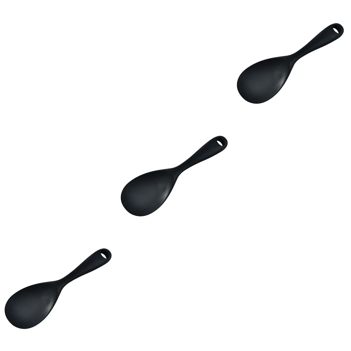 

Rice Paddle Spoon Soup Spoons Ladle Silicone Serving Japanese Scoop Cooker Mixing Retro Spatula Asian Mashed Sushi Sauce