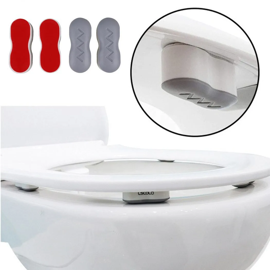 4PCS Toilet Seat Bumper Protection Pad Bathroom Accessories Buffer Shockproof Replacement Bumpers Strong Adhesive Toilet Seat
4PCS Toilet Seat Bumper Protection Pad Bathroom Accessories Buffer Shockproof Replacement Bumpers Strong Adhesive Toilet Seat