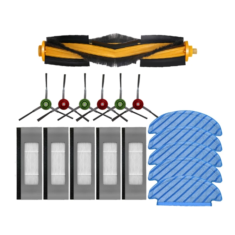 Brush Filter Kit Replacement Parts For Ecovacs DEEBOT OZMO T8 AIVI T8 Max T8 Series Robot Vacuum Cleaner Accessory
Brush Filter Kit Replacement Parts For Ecovacs DEEBOT OZMO T8 AIVI T8 Max T8 Series Robot Vacuum Cleaner Accessory
