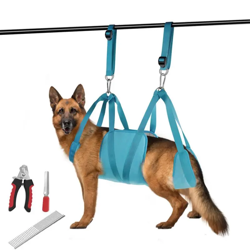 Dog Grooming Hammock Kit Cat Dog Harness Hammock Restraint Bag with Nail Clippers Trimmer Nail File Bathing Washing Cleaning
Dog Grooming Hammock Kit Cat Dog Harness Hammock Restraint Bag with Nail Clippers Trimmer Nail File Bathing Washing Cleaning
