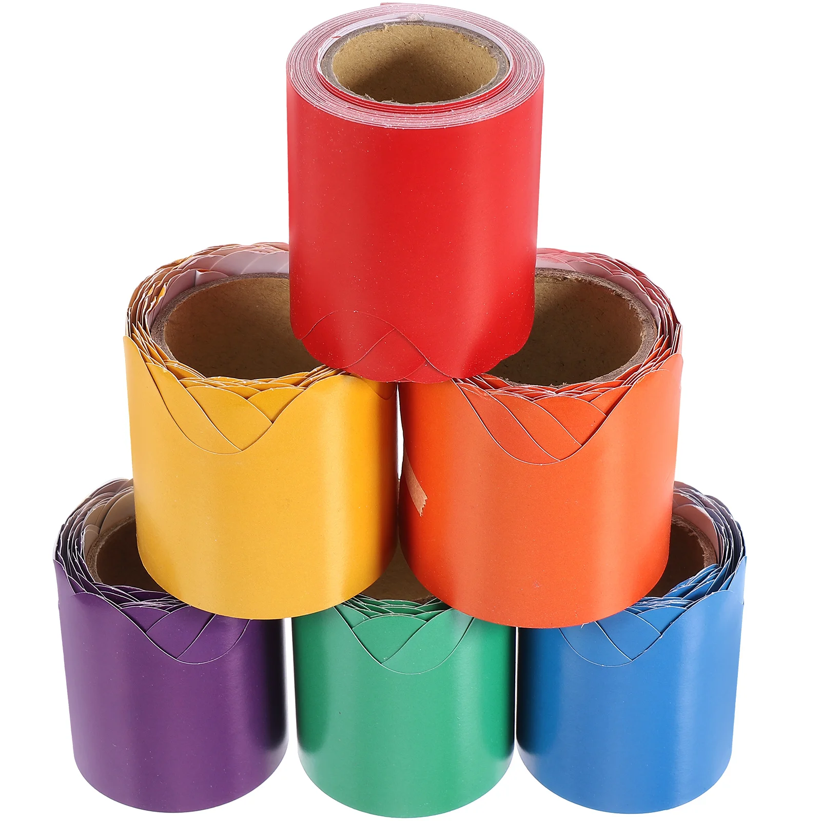 6 Rolls Border Trim Wear-resistant Sticker Bulletin Wavy Decorative Board Copper Plate Stickers Golden Borders
6 Rolls Border Trim Wear-resistant Sticker Bulletin Wavy Decorative Board Copper Plate Stickers Golden Borders