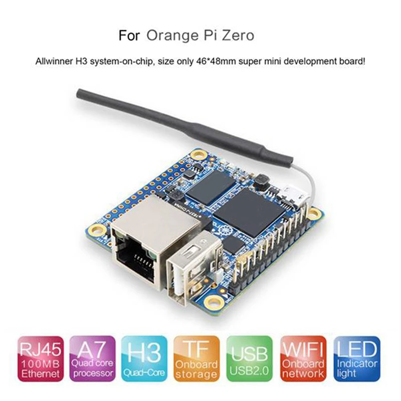 Для Orange Pi Zero Allwinner H3 Cortex-A7 512 Мб памяти + чехол + плата расширения + адаптер питания набор макетной платы
Для Orange Pi Zero Allwinner H3 Cortex-A7 512 Мб памяти + чехол + плата расширения + адаптер питания набор макетной платы