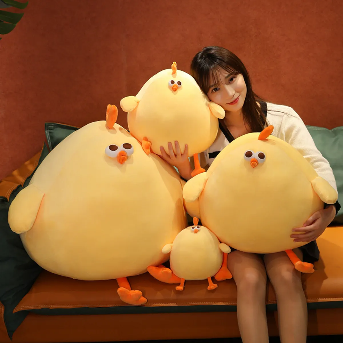 Little Yellow Chicken Plush Doll Stuffed Cotton Animal Toy Gift For Kids/Girls/Friends, Small/Big Cute Plush Pillow Fashion
Little Yellow Chicken Plush Doll Stuffed Cotton Animal Toy Gift For Kids/Girls/Friends, Small/Big Cute Plush Pillow Fashion