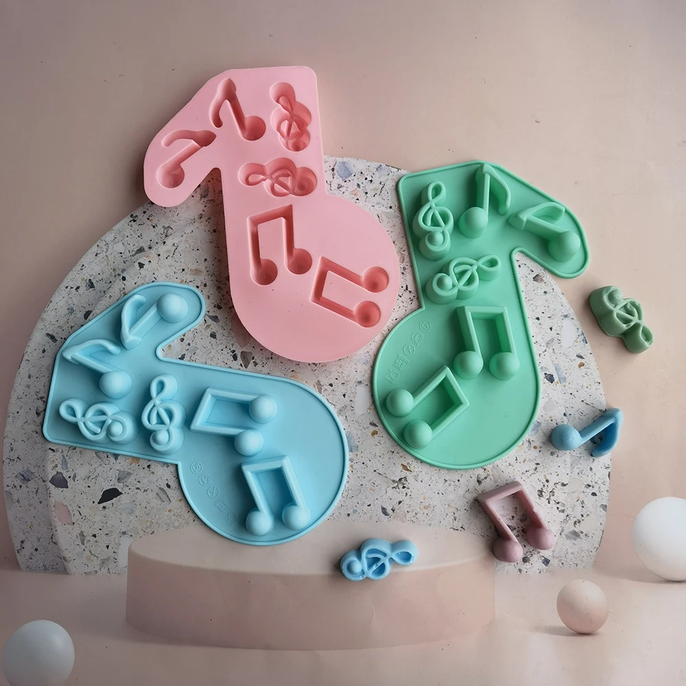 New Silicone Chocolate Mold Music Baking Tools Non-Stick Silicone Cake Mould Jelly Candy 3D DIY Molds Kitchen Accessories
New Silicone Chocolate Mold Music Baking Tools Non-Stick Silicone Cake Mould Jelly Candy 3D DIY Molds Kitchen Accessories